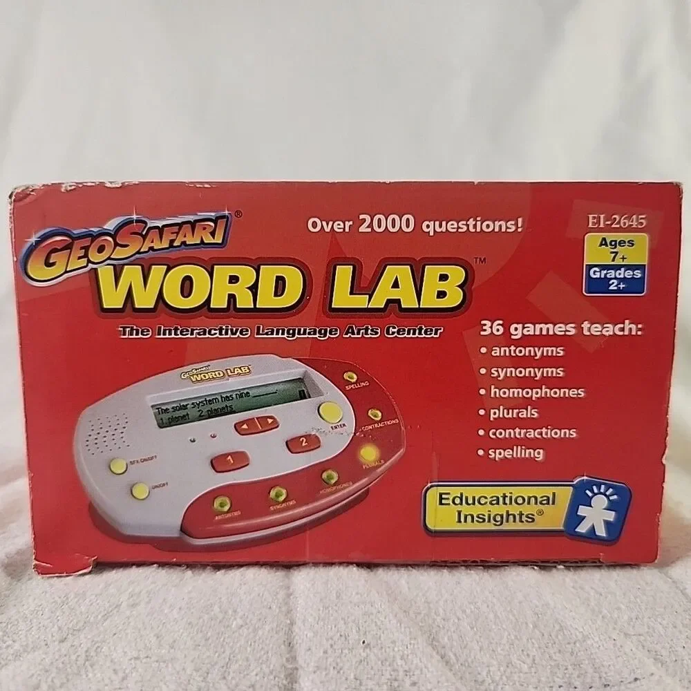 WORD LAB GeoSafari Educational Insights New in Box RARE Language Skills Vintage